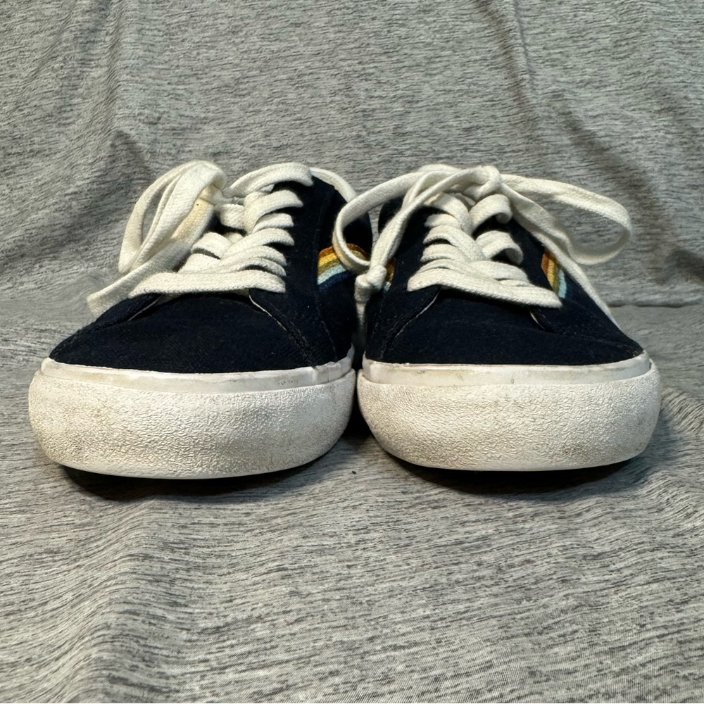 MADEWELL Delia Deep Navy Rainbow Sneakers, Women’s Size 8,‎ EUC - Picture 7 of 8
